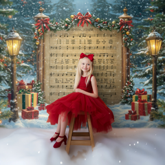 Gatsby Melodies Of Christmas Photography Backdrop Gbsx-01043