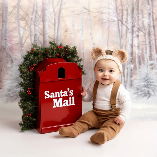 Winter White Tree Forest Photography Backdrop GBSX-99993