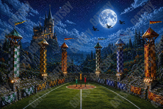 Gatsby Magical Wizard Arena Photography Party Backdrop GB_01309