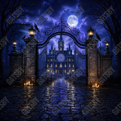Gatsby Gothic Academy Castle Photography Party Backdrop GB_01317