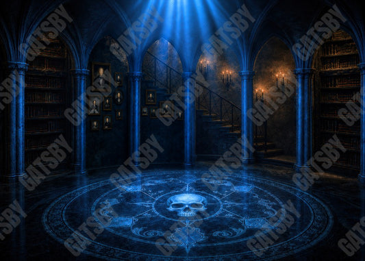 Gatsby Mystical Academy Library Photography Party Backdrop GB_01318