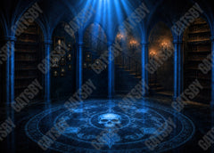 Gatsby Mystical Academy Library Photography Party Backdrop GB_01318