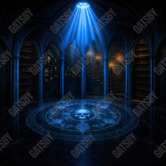 Gatsby Mystical Academy Library Photography Party Backdrop GB_01318