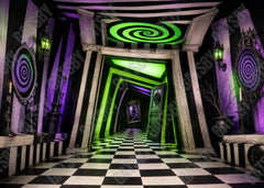 Gatsby Twisted Spiral Hallway Photography Party Backdrop GB_01325