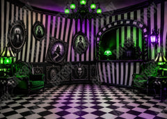 Gatsby Haunted Parlor Photography Party Backdrop GB_01326