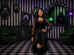 Gatsby Haunted Parlor Photography Party Backdrop GB_01326
