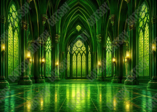 Gatsby Magical Emerald Hall Photography Party Backdrop GB_01332