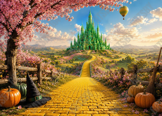 Gatsby Enchanted Emerald City Photography Party Backdrop GB_01333