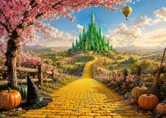 Gatsby Enchanted Emerald City Photography Party Backdrop GB_01333
