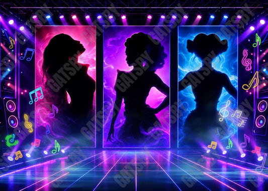 Gatsby Fantasy Idol Stage Photography Party Backdrop GB_01334