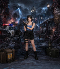 Gatsby Apocalyptic Zombie City Photography Party Backdrop GB_01339