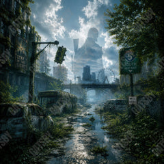 Gatsby Post Apocalypse Street Photography Party Backdrop GB_01340