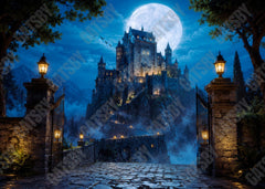 Gatsby Haunted Vampire Castle Photography Party Backdrop GB_01343