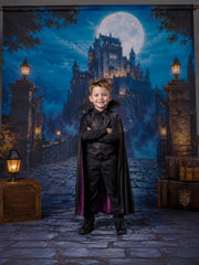 Gatsby Haunted Vampire Castle Photography Party Backdrop GB_01343
