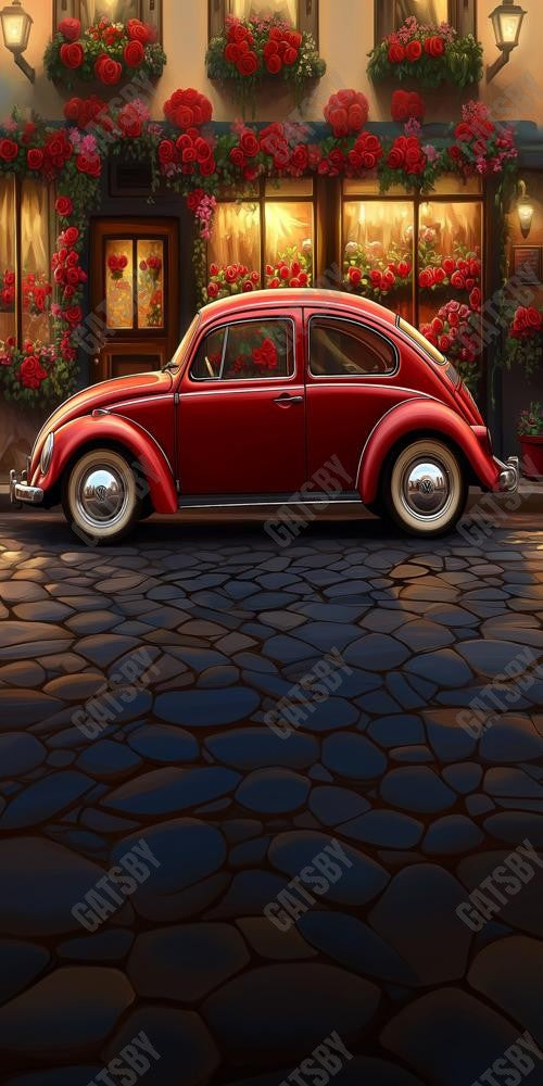 Gatsby Love Bug Valentines Day Photography Backdrop Gbsx-01305