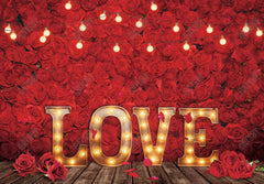 Gatsby Love Red Rose Flower Photography Backdrop Gbsx-01259