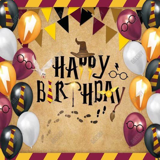 Gatsby Magical Wizard Birthday Photography Backdrop Gbsx-00221