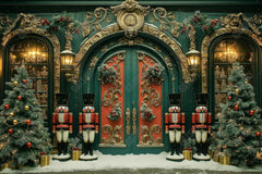 Gatsby Nutcracker Christmas Shop Photography Backdrop Gbsx-01097