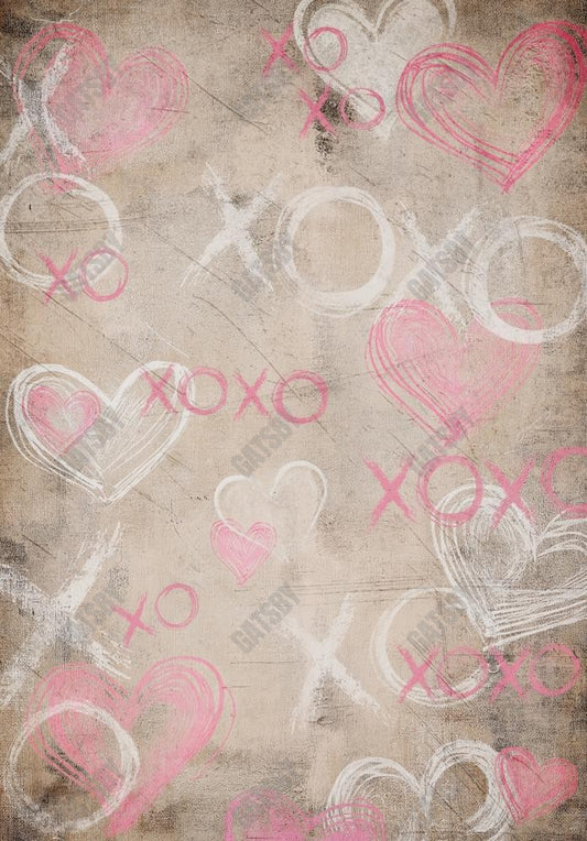 Gatsby Pink Valentine Abstract Wall Photography Backdrop Gbsx-01284