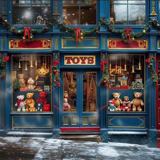 Christmas Toy Shop Photography Backdrop GBSX-99706