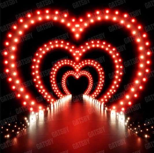 Valentine's Day Tunnel of Love Photography Backdrop