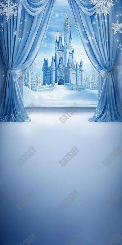 Gatsby Royal Winter Castle Photography Backdrop Gbsx-01225