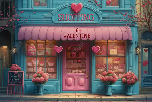 Gatsby Shopping For My Valentine Photography Backdrop Gbsx-01331