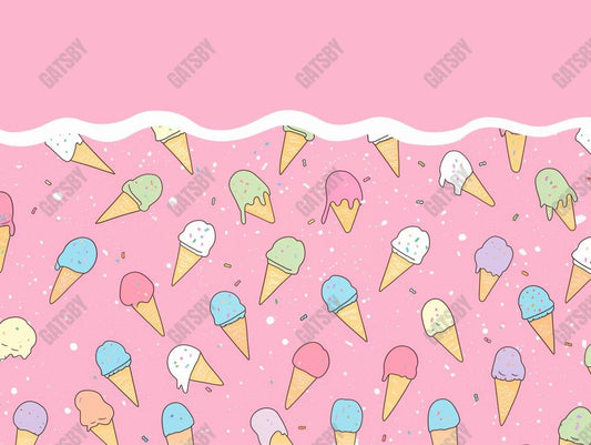 Summer Ice Cream Photography Backdrop GBSX-99923