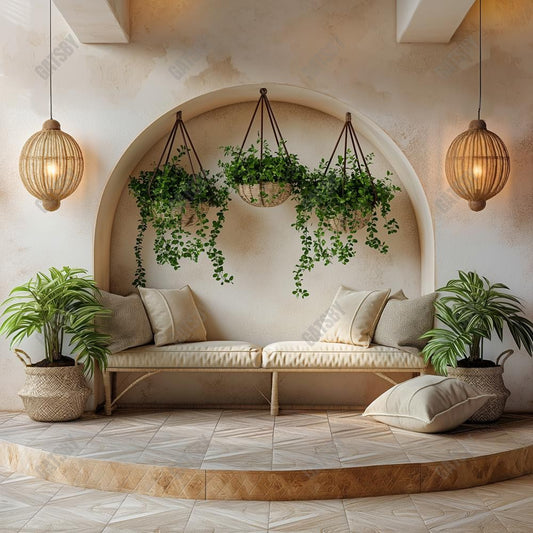 Summer Indoor Arched Wall Photography Backdrop GBSX-99924