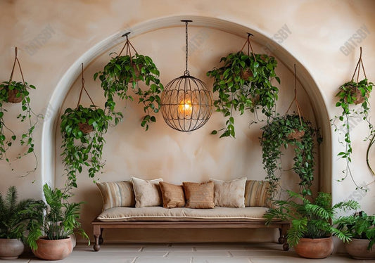 Summer Indoor Arched Wall Photography Backdrop GBSX-99925