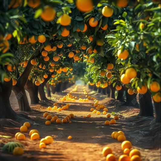 Gatsby Summer Lemon Orchard Photography Backdrop Gbsx-00381