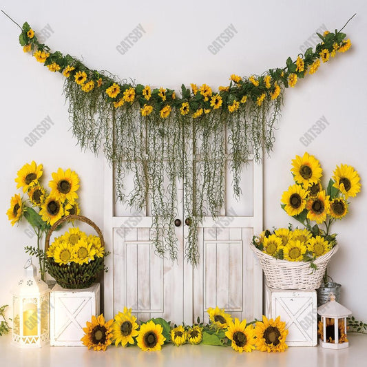 Sunflower Door Photography Backdrop GBSX-99934
