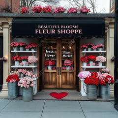 Gatsby Valentine Fresh Flower Shop Photography Backdrop Gbsx-01362