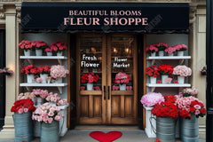 Gatsby Valentine Fresh Flower Shop Photography Backdrop Gbsx-01362