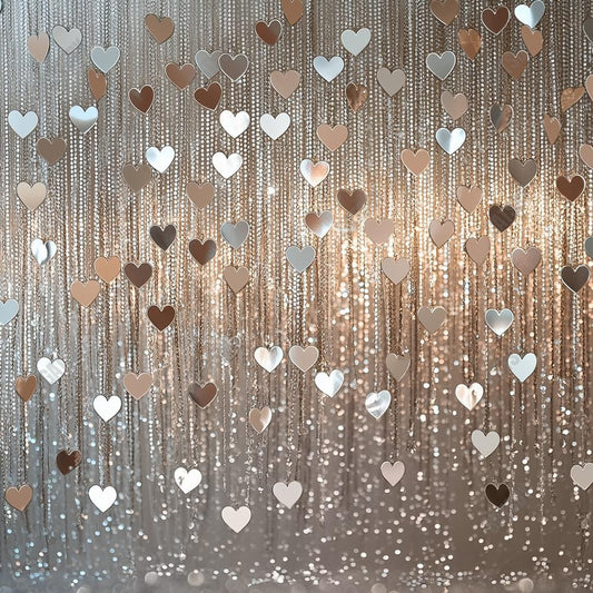 Gatsby Valentine Hugs Kisses And Sparkle Heart Photography Backdrop Gbsx-01404