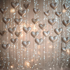 Gatsby Valentine Hugs Kisses And Sparkle Heart Photography Backdrop Gbsx-01405