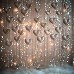 Gatsby Valentine Hugs Kisses And Sparkle Heart Photography Backdrop Gbsx-01419
