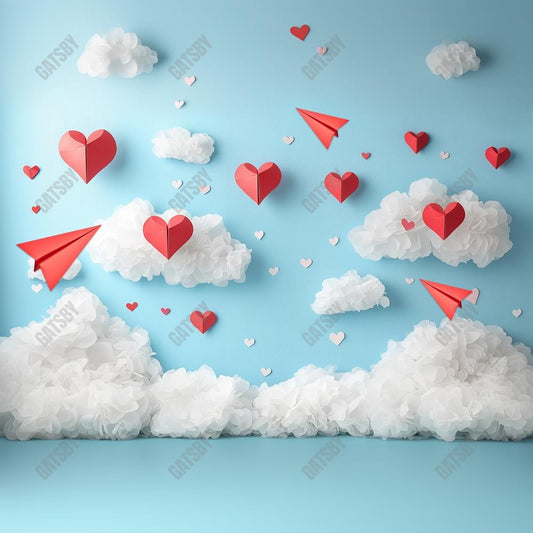 Gatsby Valentine Love Letters In Flight Photography Backdrop Gbsx-01340