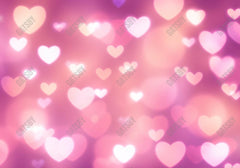 Gatsby Valentine Pink Bokeh Hearts Photography Backdrop Gbsx-01237