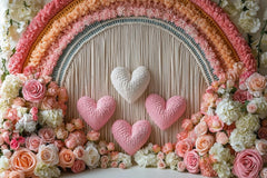 Gatsby Valentine Rainbow Romance Boho Photography Backdrop Gbsx-01354