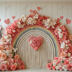 Gatsby Valentine Rainbow Romance Boho Photography Backdrop Gbsx-01355