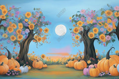 Gatsby Whimsical Autumn Tree Photography Backdrop Gbsx-01168