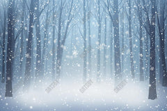 Gatsby Winter Frozen Forest Photography Backdrop Gbsx-01193