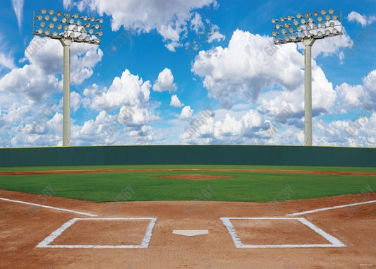 Baseball Field Photography Backdrop