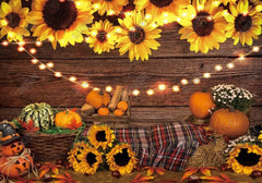 Autumn Thanksgiving Photography Backdrop