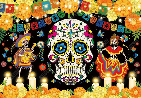 Day of the Dead Backdrop