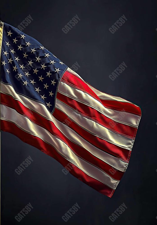 4Th Of July Flag Photography Backdrop Ym8C-B0452