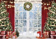 Christmas Window Backdrop