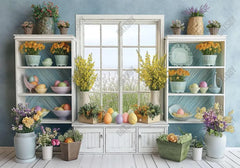 Easter Window Backdrop