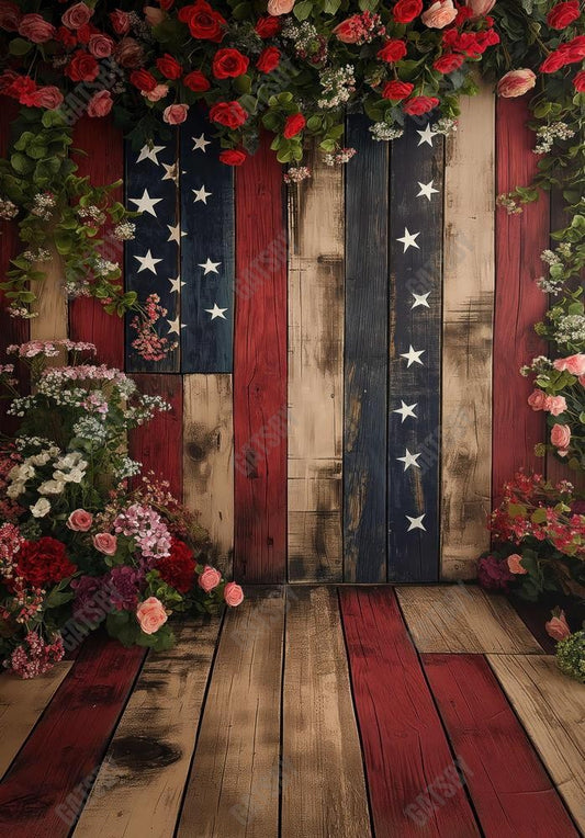 4Th Of July Flag Photography Backdrop Ym8T-B0425